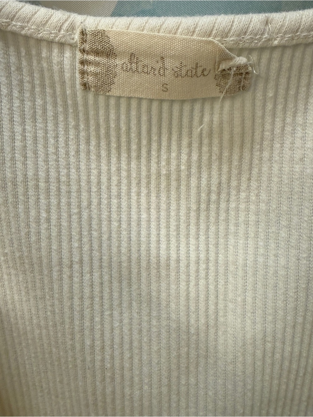 Altar'd State White Ribbed Tank Top - Picture 2 of 3